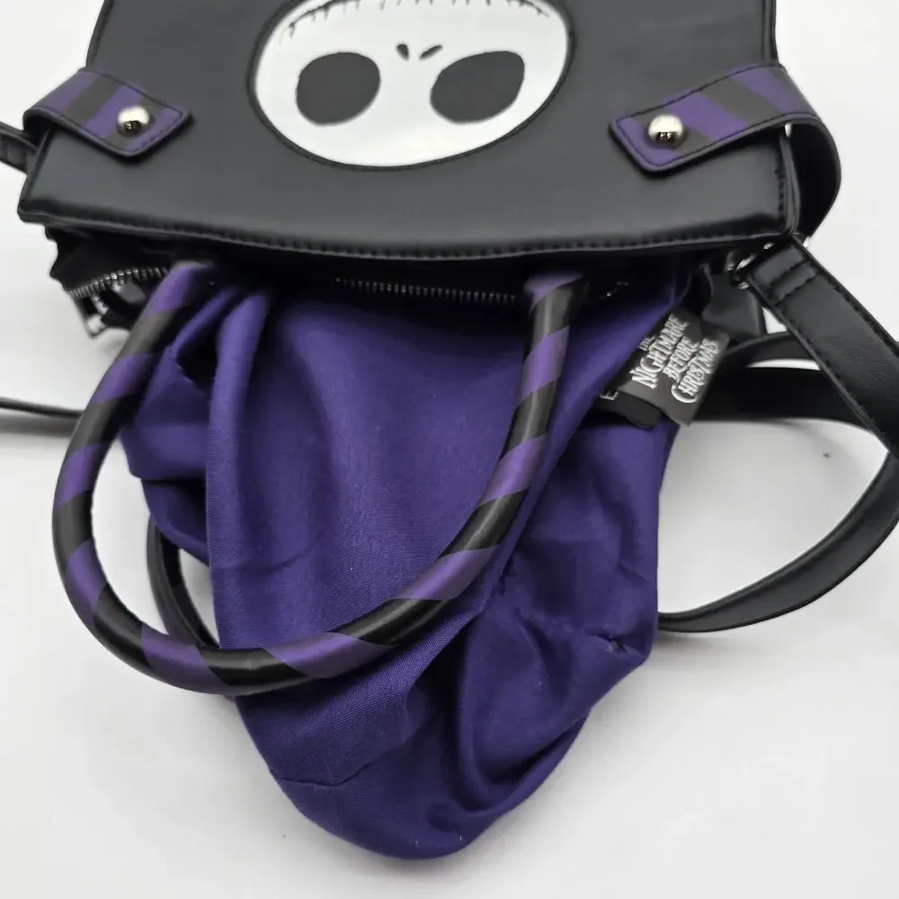The Nightmare Before Christmas Black Crossbody Bag Skellington Burton Bioword